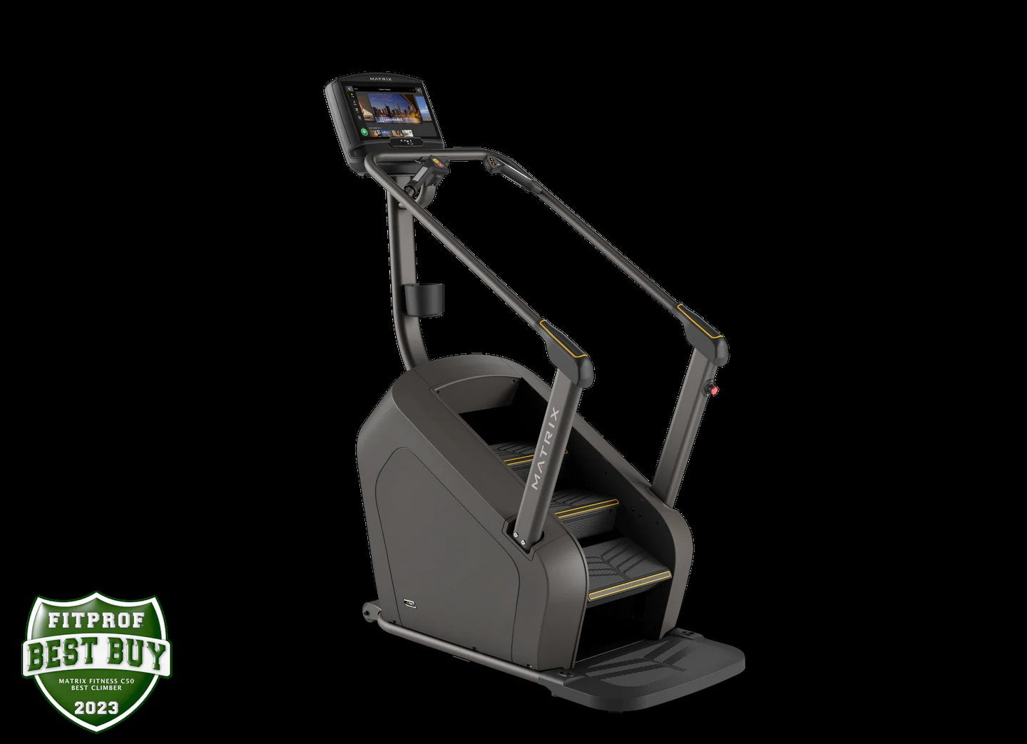 Cardio:Steppers:Stair Steppers:Matrix Fitness C50 ClimbMill Stepper with XIR Console